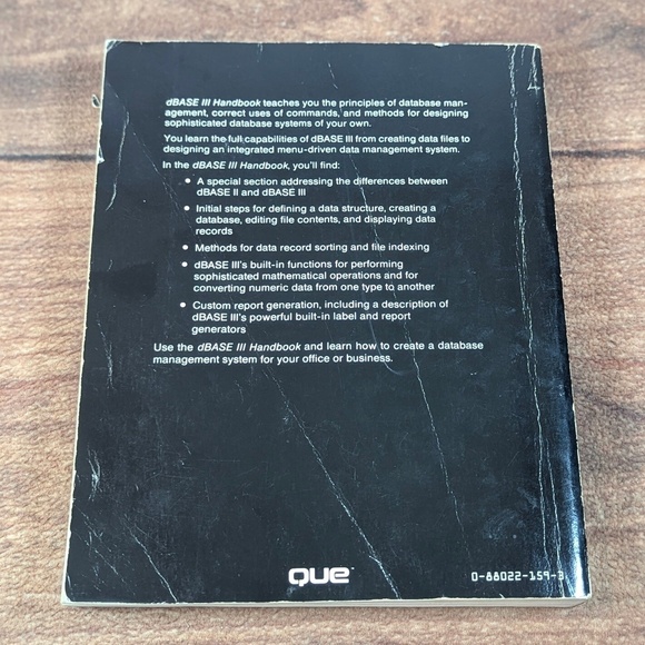 dBASE III Handbook Que Database Management‎ System Programming Guide - Picture 3 of 6